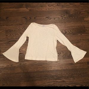 Bell-sleeve top